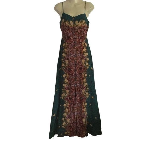 Free People Morning Song Print Maxi Dress … - Picture 4 of 8